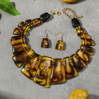 Three-piece Set Retro Personalized Set Ladies