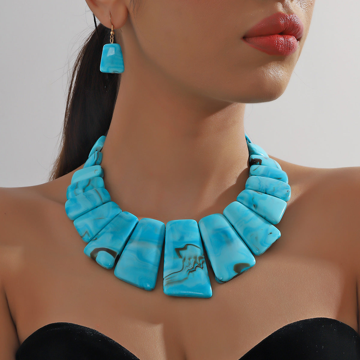 Three-piece Set Retro Personalized Set Ladies